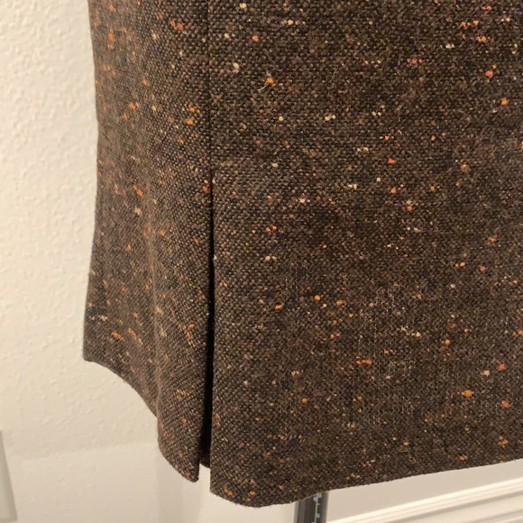 NWT Friponne Paris Gorgeous Brown tweed skirt - Picture 2 of 7